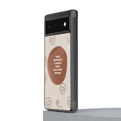 worth back phone cover | glass case for Google Pixel 6A