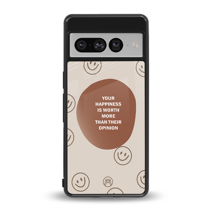 worth back phone cover | glass case for google pixel 7 pro