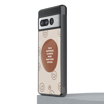 worth back phone cover | glass case for google pixel 7 pro