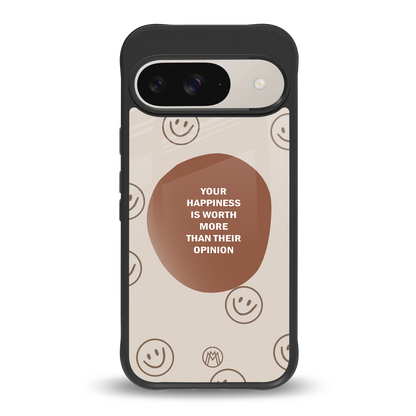 worth back phone cover | glass case for google pixel 9