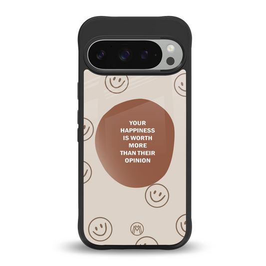 worth back phone cover | glass case for google pixel 9 pro xl