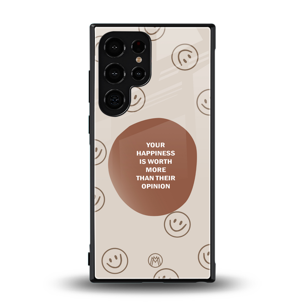 worth back phone cover | glass case for samsung galaxy s23 ultra