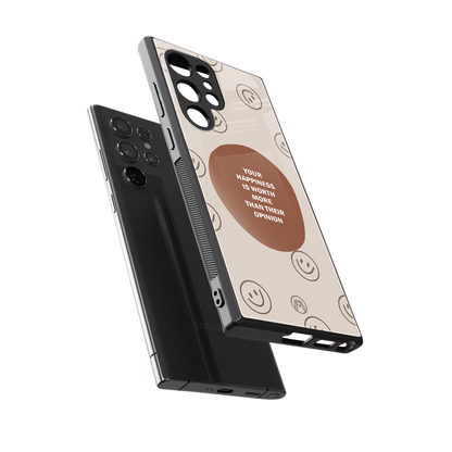 worth back phone cover | glass case for samsung galaxy s24 ultra