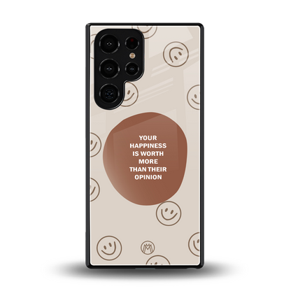 worth back phone cover | glass case for samsung galaxy s25 ultra