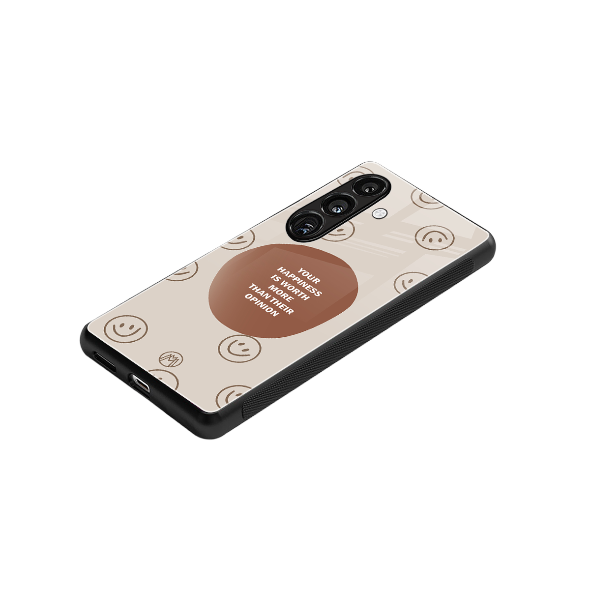 worth back phone cover | glass case for samsung galaxy s25 plus