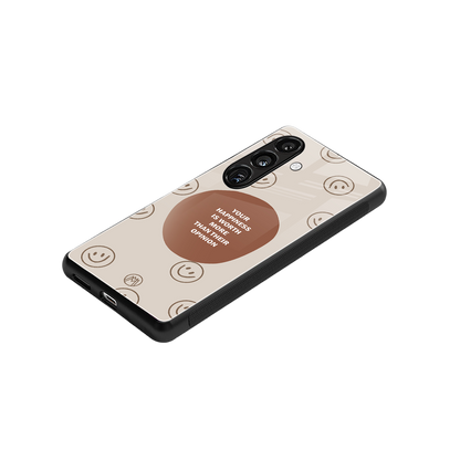 worth back phone cover | glass case for samsung galaxy s23