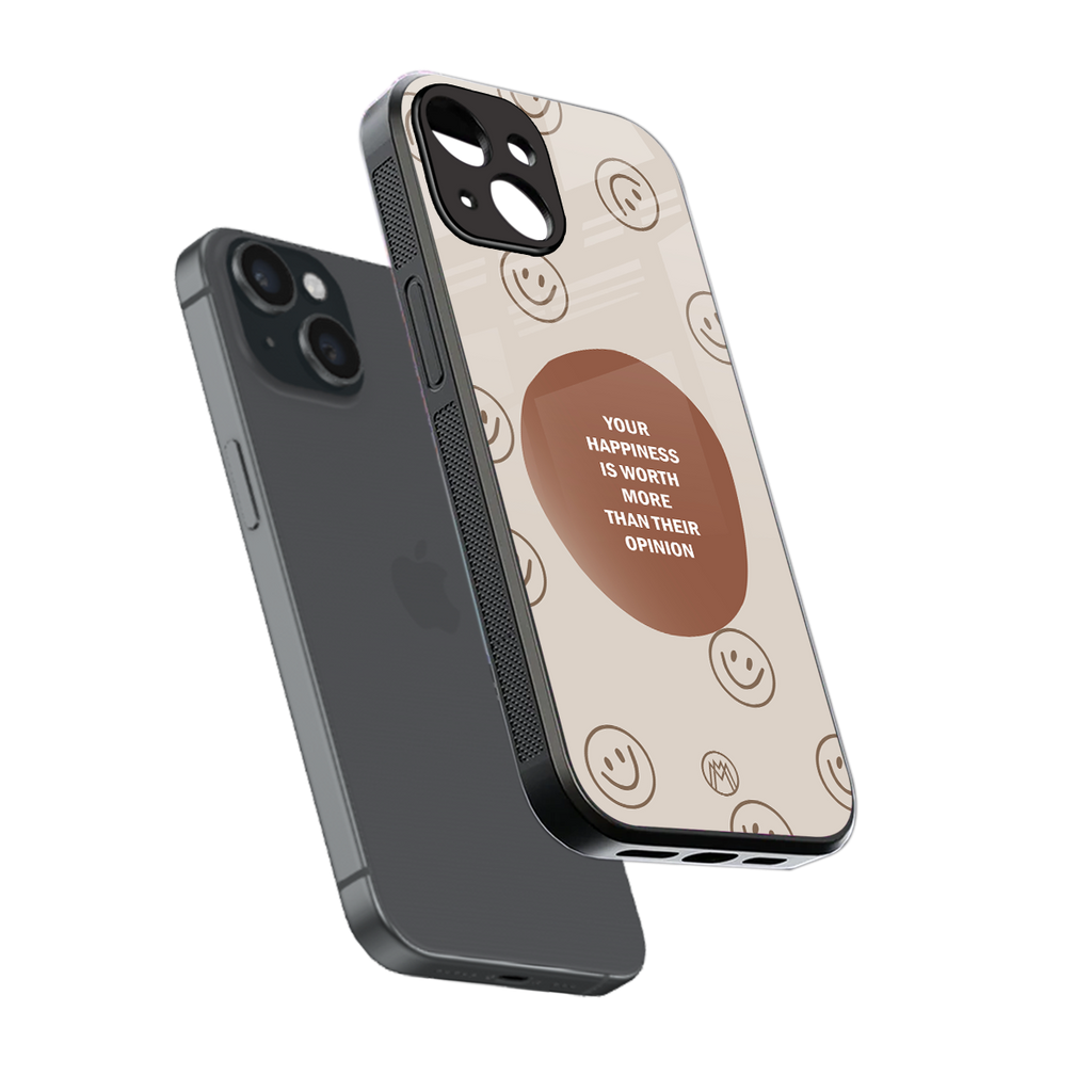 worth back phone cover | glass case for iphone 15
