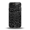 worthy black back phone cover | glass case for iphone 13 mini