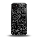worthy black back phone cover | glass case for iphone 14 plus