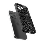 worthy black back phone cover | glass case for iphone 15 pro max