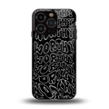 worthy black back phone cover | glass case for iphone 15 pro