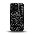 worthy black back phone cover | glass case for iphone 14 pro