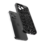 worthy black back phone cover | glass case for iphone 14 pro