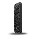 worthy black back phone cover | glass case for iphone 16 plus