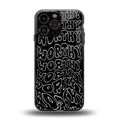 worthy black back phone cover | glass case for iphone 16 pro max
