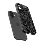 worthy black back phone cover | glass case for iphone 16