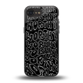 worthy black back phone cover | glass case for iphone 16e