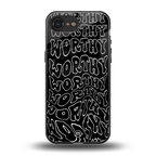 worthy black back phone cover | glass case for iphone 16e