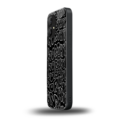 worthy black back phone cover | glass case for nothing phone 1