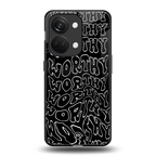 worthy black back phone cover | glass case for oneplus nord 3