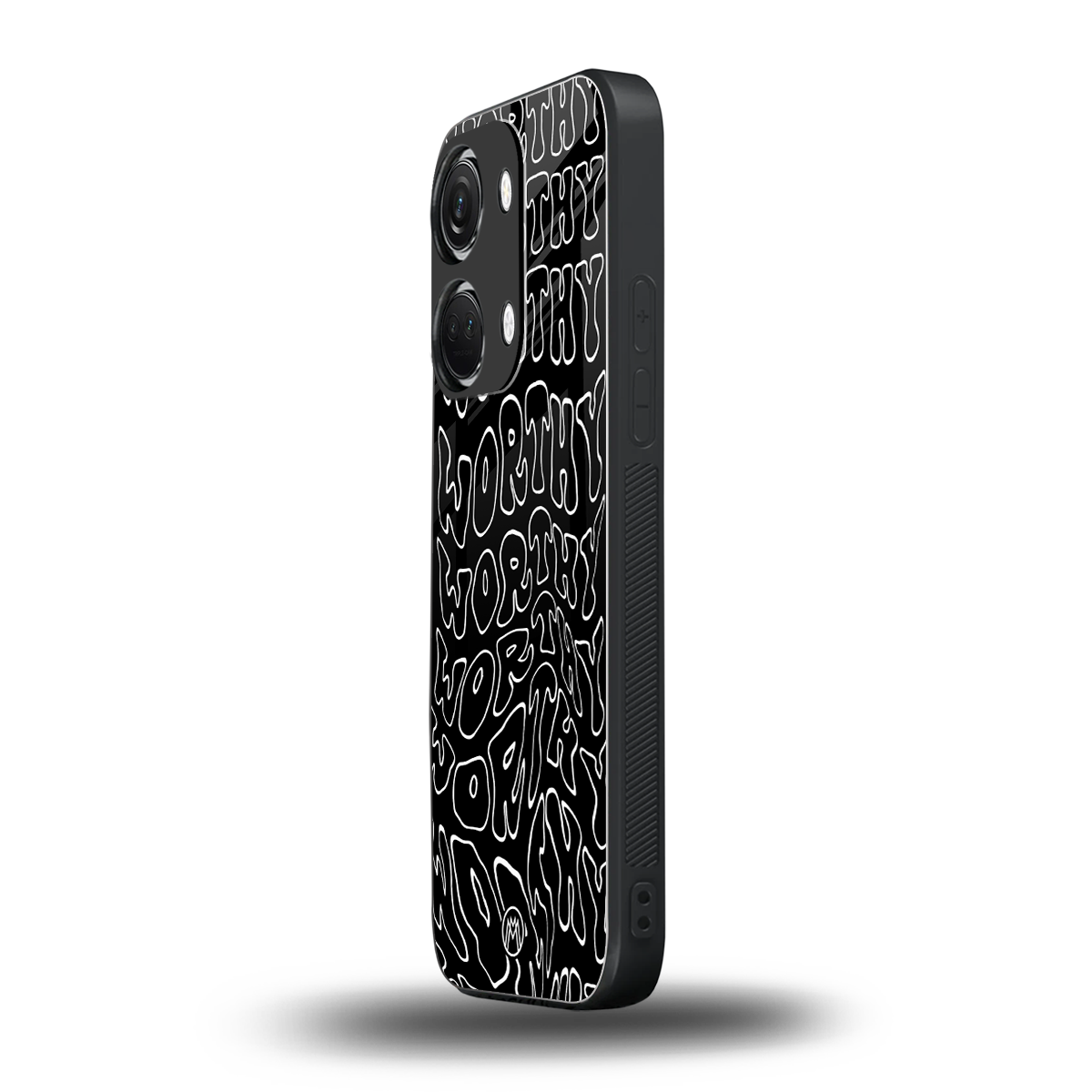 worthy black back phone cover | glass case for oneplus nord 3