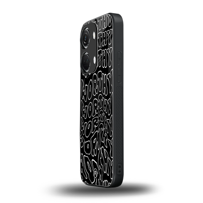 worthy black back phone cover | glass case for oneplus nord 3