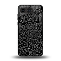 worthy black back phone cover | glass case for oneplus nord 4