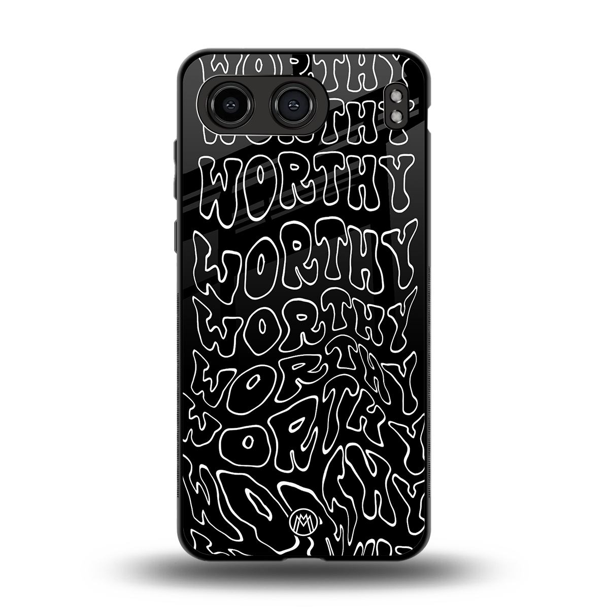 worthy black back phone cover | glass case for oneplus nord 4