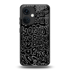worthy black back phone cover | glass case for oneplus nord ce 3