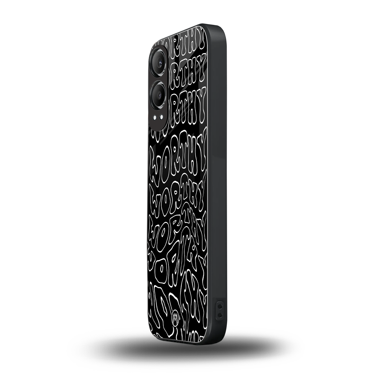 worthy black back phone cover | glass case for oneplus nord ce 4 lite