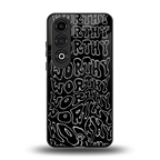 worthy black back phone cover | glass case for oneplus nord ce 4