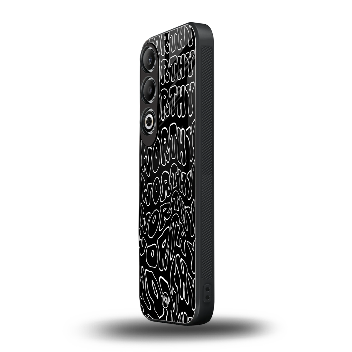 worthy black back phone cover | glass case for oneplus nord ce 4
