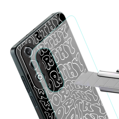 worthy black back phone cover | glass case for oneplus nord ce 4