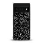 worthy black back phone cover | glass case for google pixel 6 pro