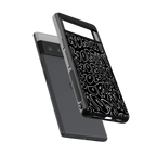 worthy black back phone cover | glass case for google pixel 6 pro