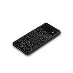 worthy black back phone cover | glass case for google pixel 6