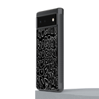 worthy black back phone cover | glass case for Google Pixel 6A