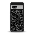 worthy black back phone cover | glass case for Google Pixel 7