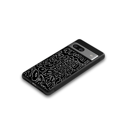 worthy black back phone cover | glass case for Google Pixel 7A