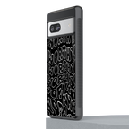 worthy black back phone cover | glass case for Google Pixel 7