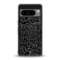 worthy black back phone cover | glass case for google pixel 8 pro