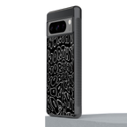 worthy black back phone cover | glass case for google pixel 8 pro
