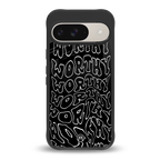 worthy black back phone cover | glass case for google pixel 9