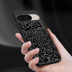 worthy black back phone cover | glass case for google pixel 9