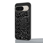 worthy black back phone cover | glass case for google pixel 9