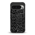 worthy black back phone cover | glass case for google pixel 9 pro