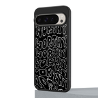 worthy black back phone cover | glass case for google pixel 9 pro xl