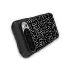 worthy black back phone cover | glass case for google pixel 9 pro