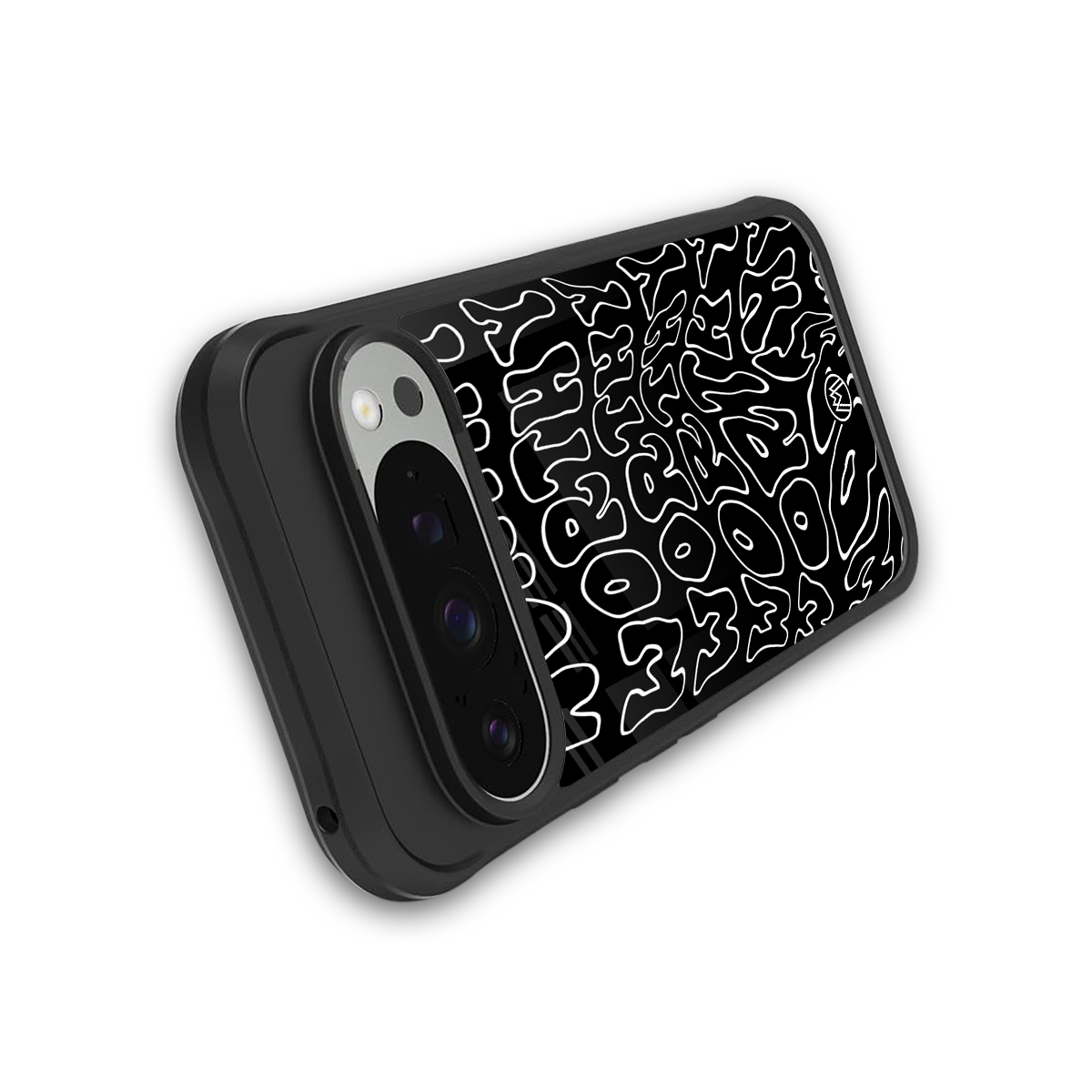 worthy black back phone cover | glass case for google pixel 9 pro