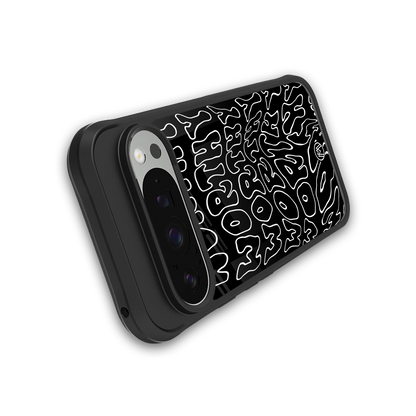 worthy black back phone cover | glass case for google pixel 9 pro xl